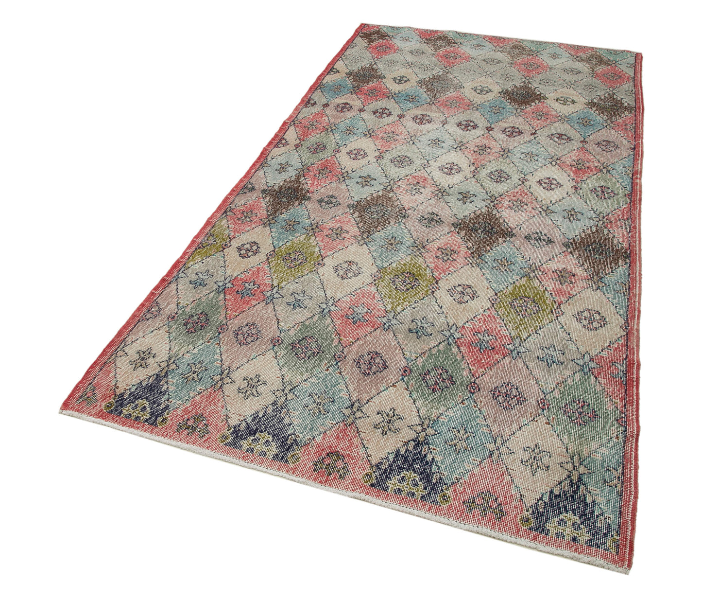 4x9 Multicolor Bohemian Rug - 21820