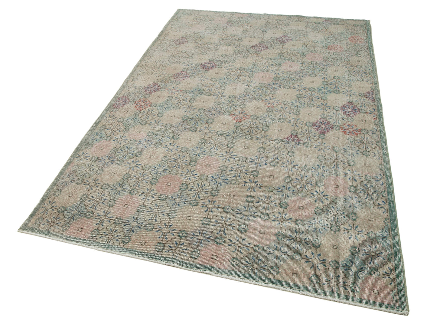 5x8 Beige Bohemian Rug - 21837