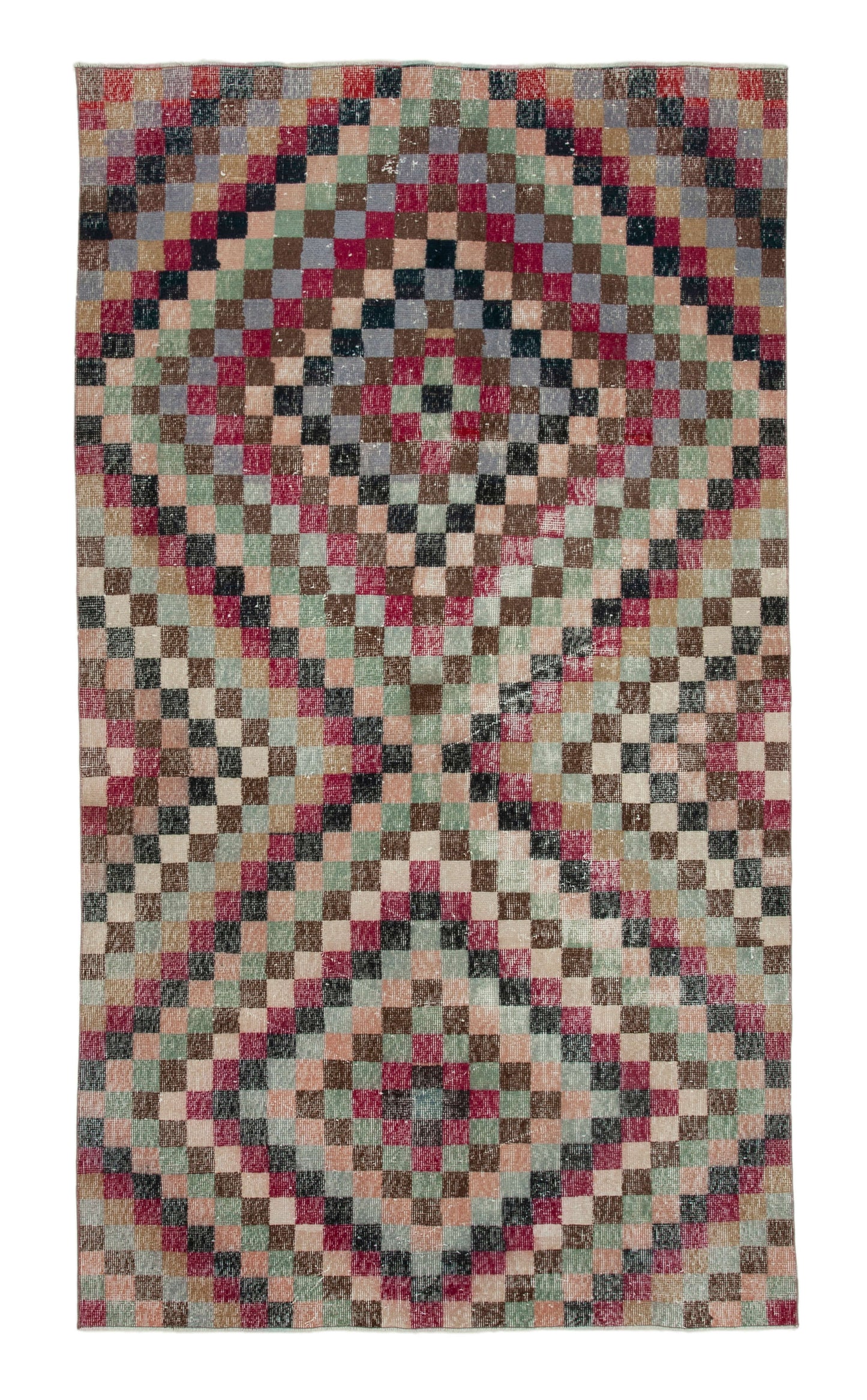 5x9 Red Bohemian Rug - 21844