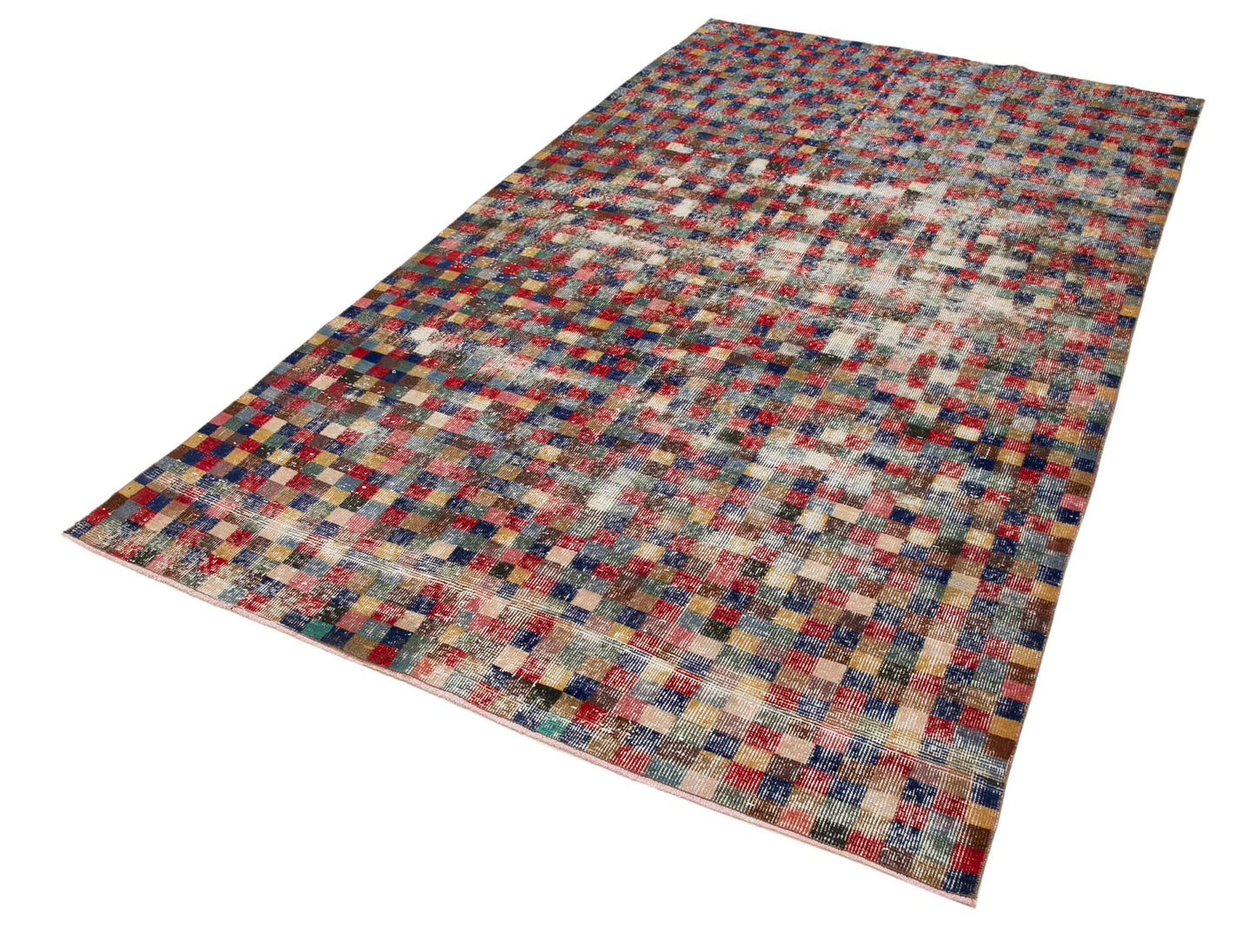 5x9 Red Bohemian Rug - 21850