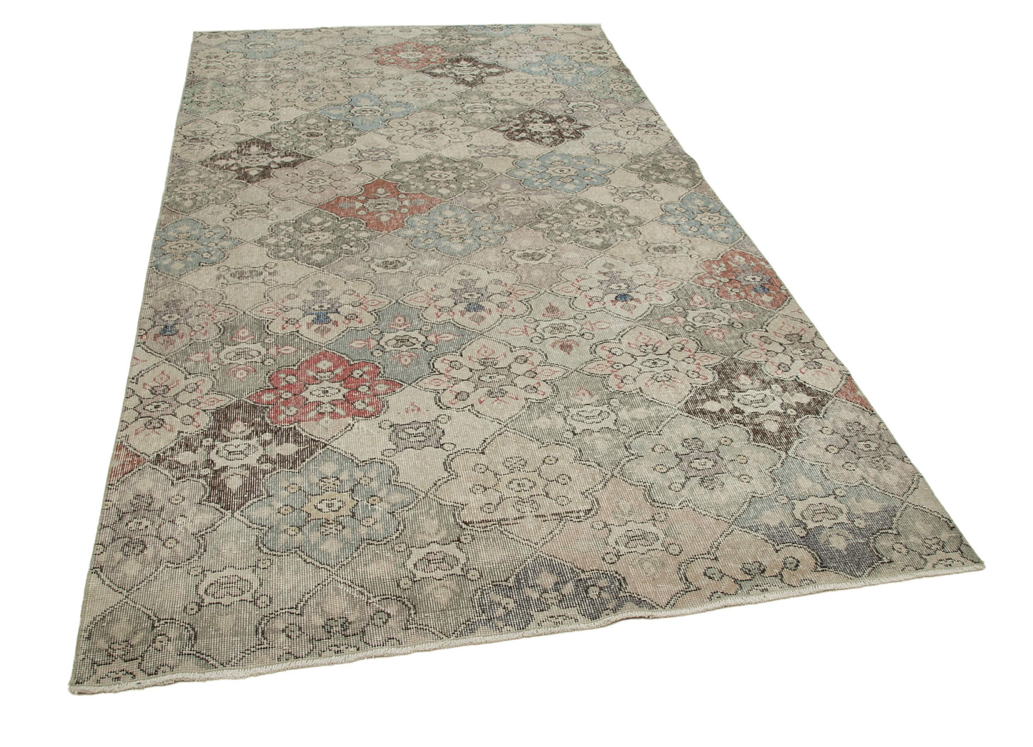 5x9 Beige Bohemian Rug - 21861