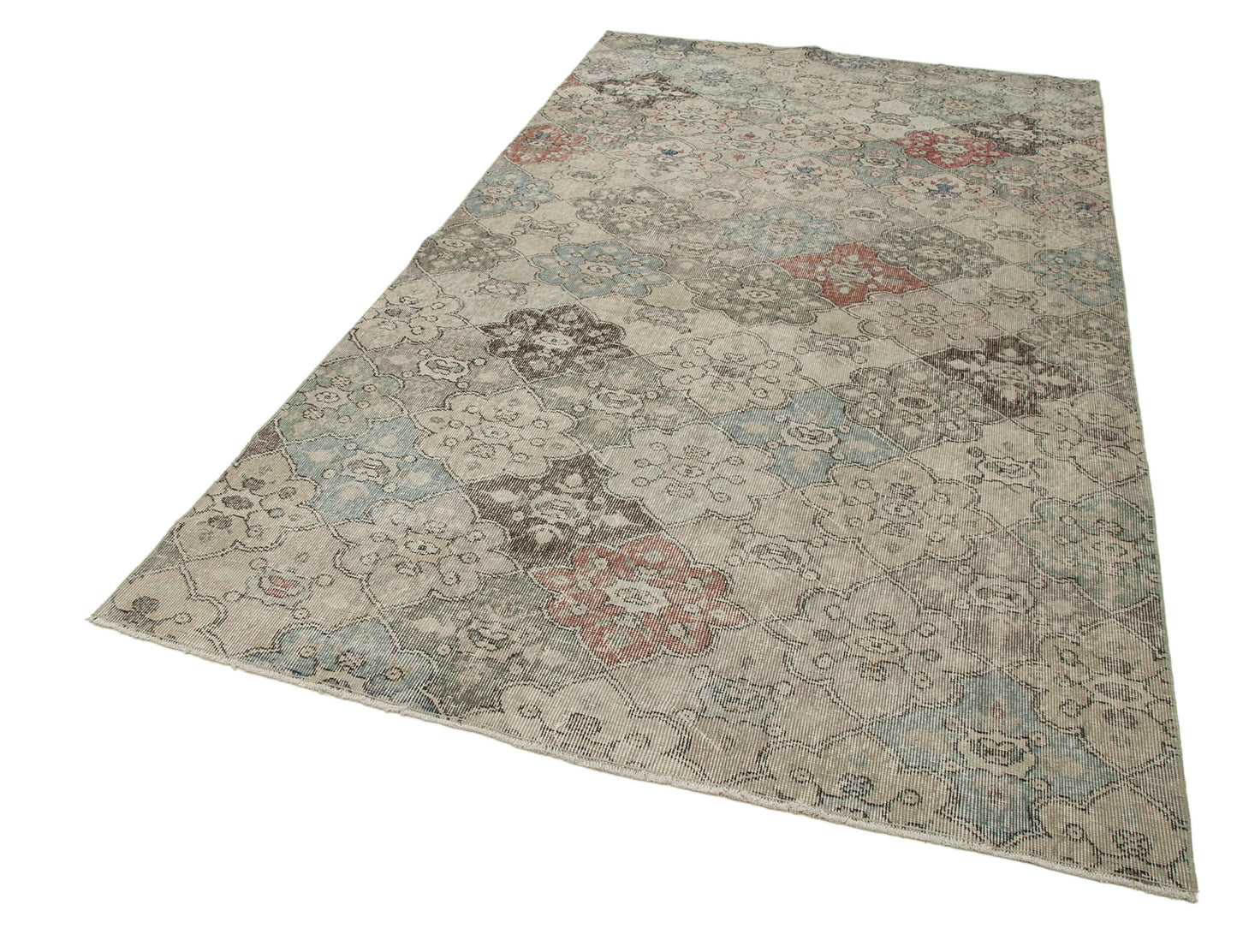 5x9 Beige Bohemian Rug - 21861