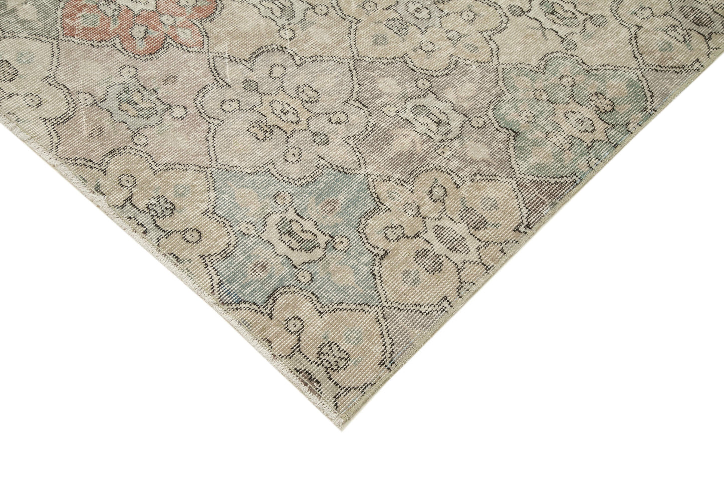 5x9 Beige Bohemian Rug - 21861