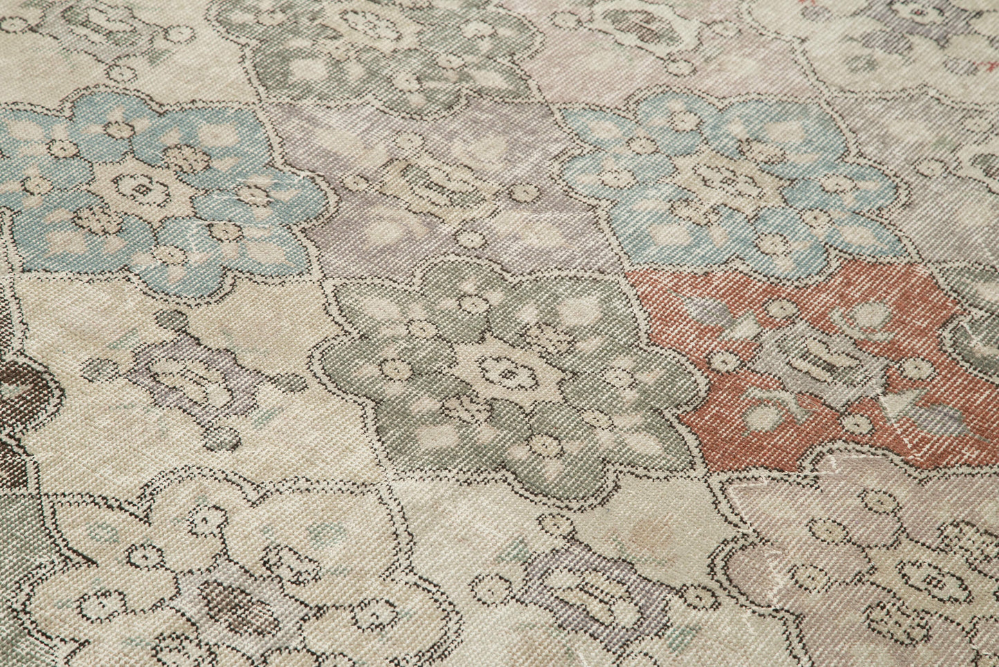 5x9 Beige Bohemian Rug - 21861