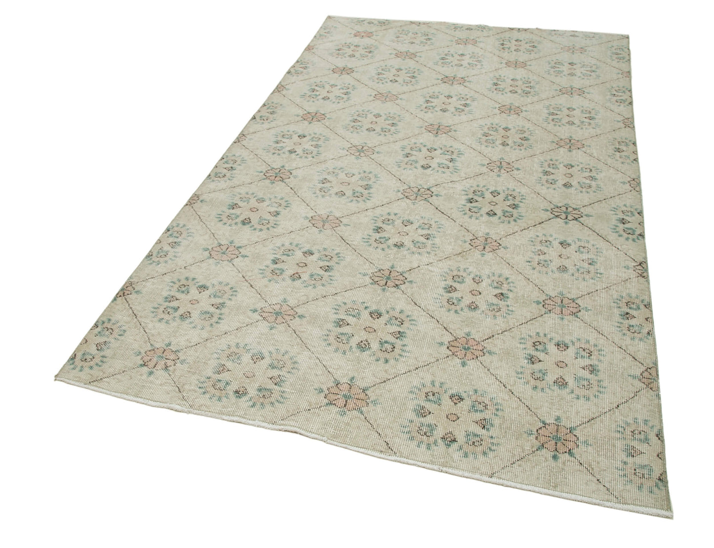 5x8 Beige Bohemian Rug - 21868