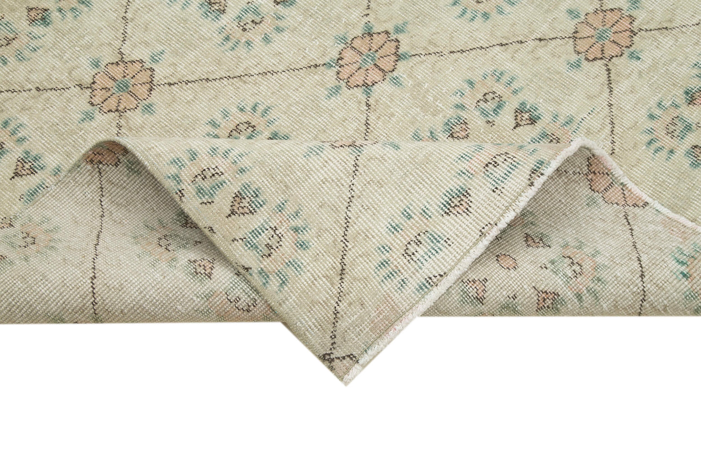 5x8 Beige Bohemian Rug - 21868