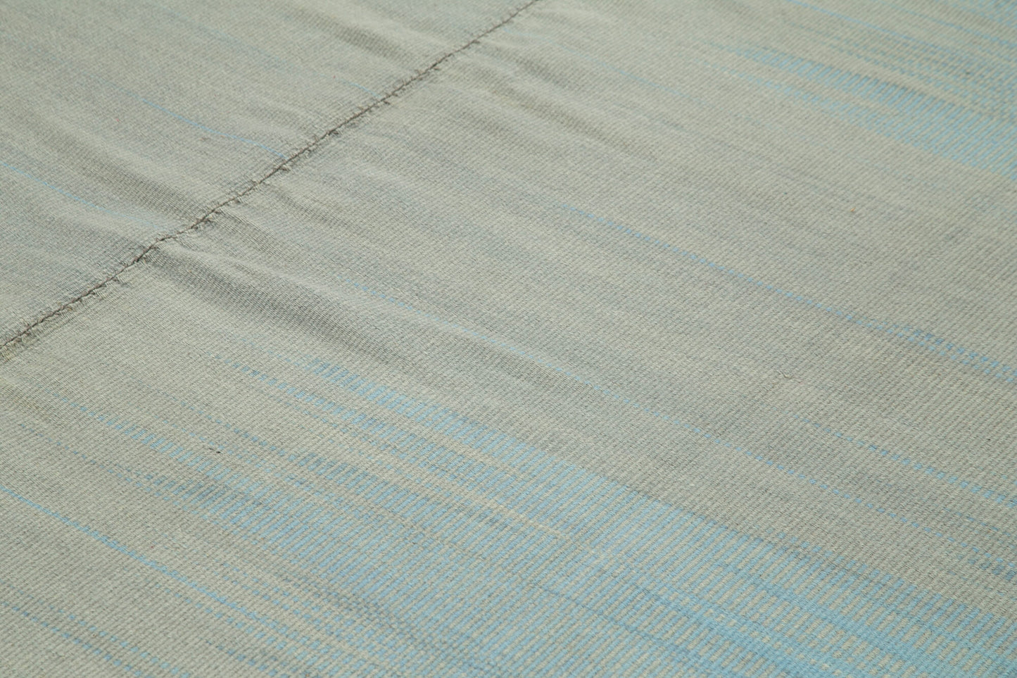 12x15 Blue Contemporary Kilim Rug - 21897