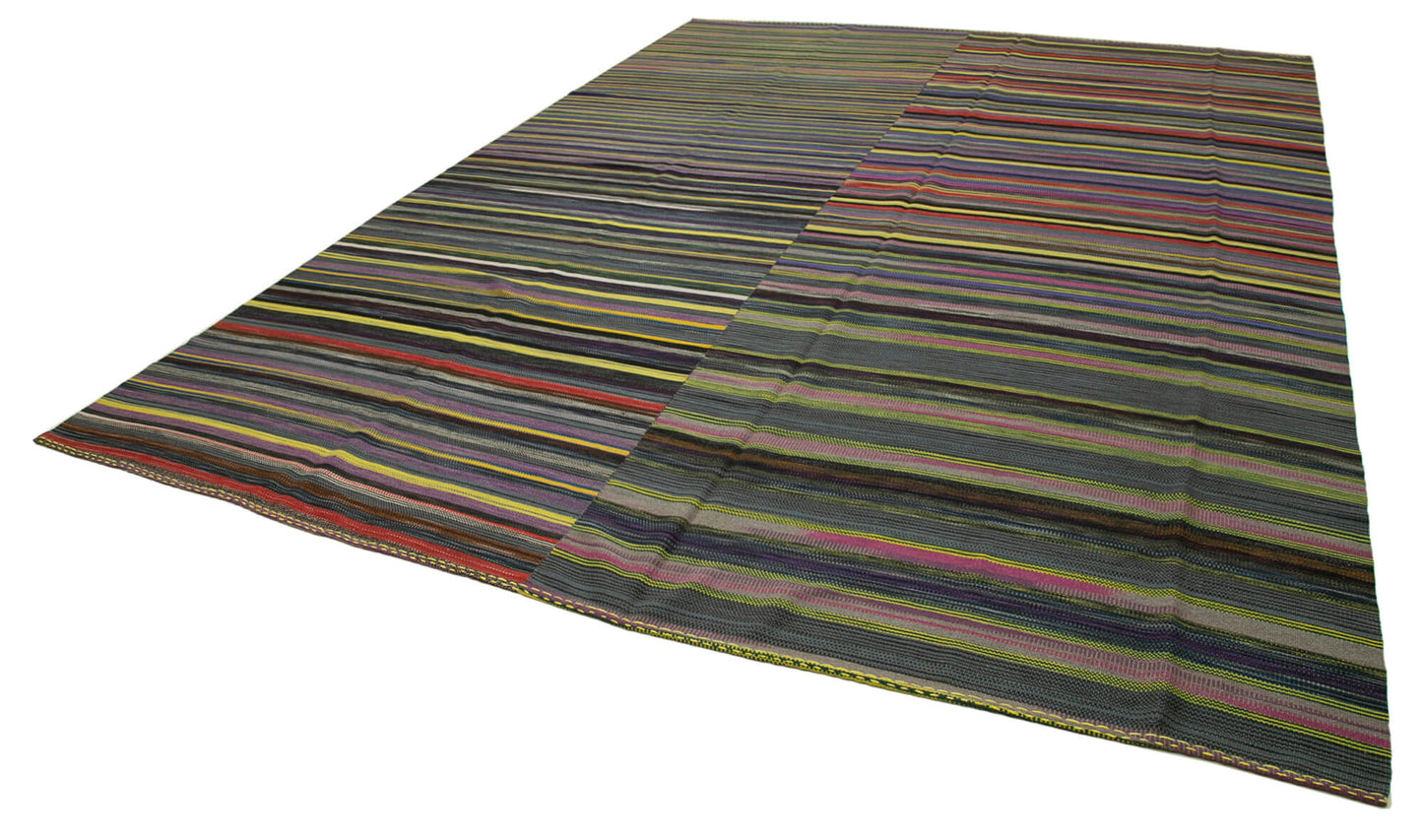12x16 Multicolor Contemporary Kilim Rug - 21900