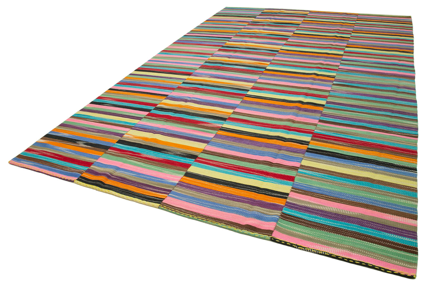 9x14 Multicolor Contemporary Kilim Rug - 21907