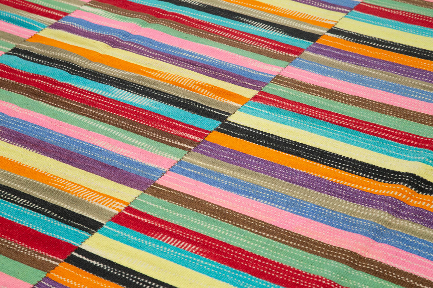 9x14 Multicolor Contemporary Kilim Rug - 21907