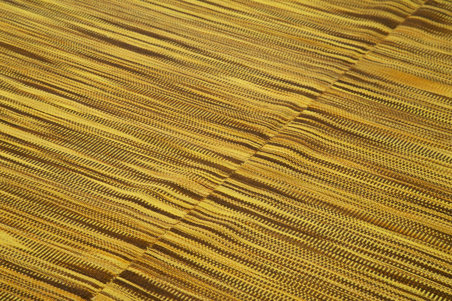 7x12 Yellow Contemporary Kilim Rug - 21933