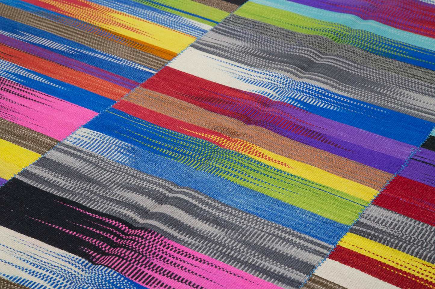 7x10 Multicolor Contemporary Kilim Rug - 21940