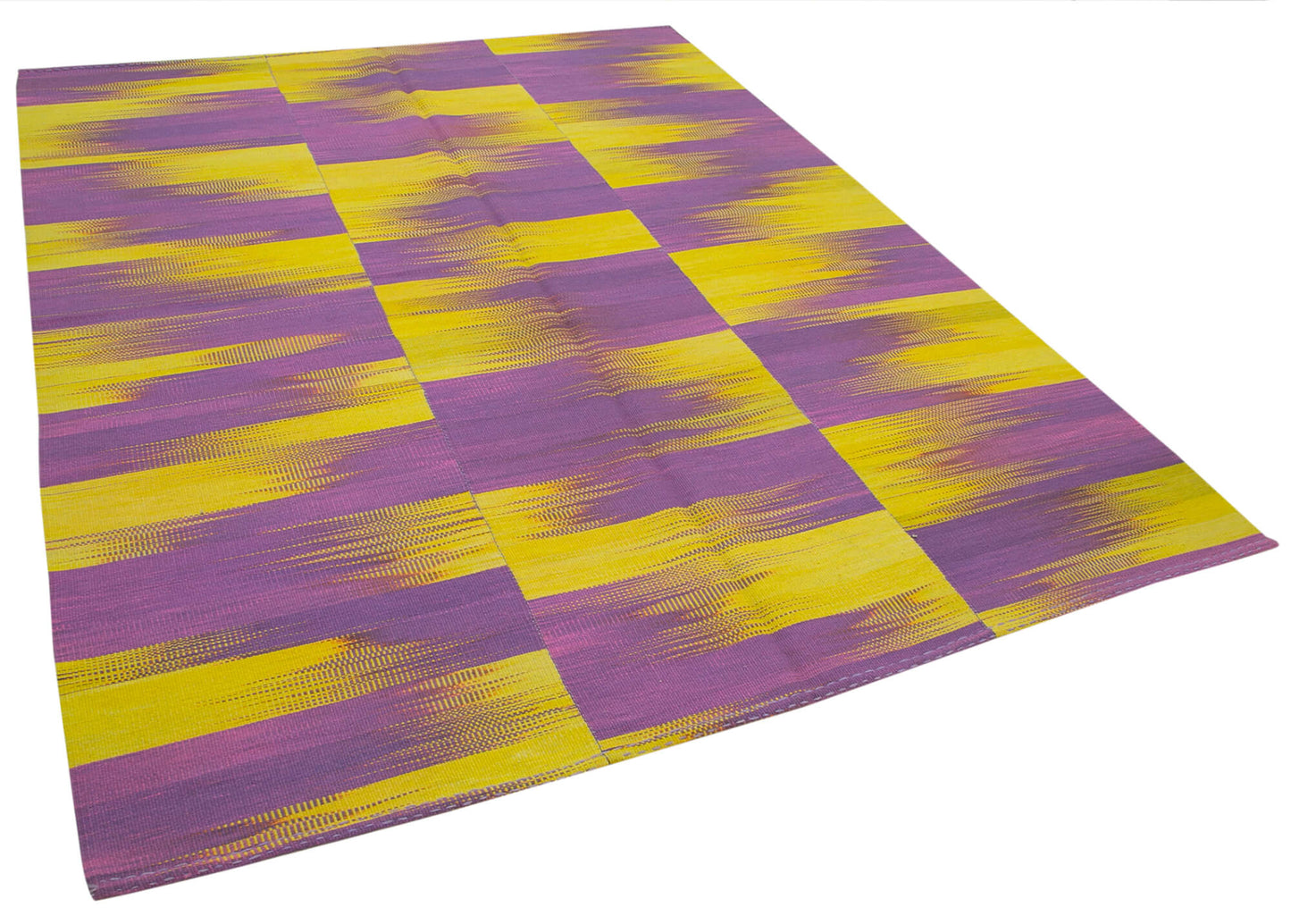 7x9 Purple Contemporary Kilim Rug - 21946