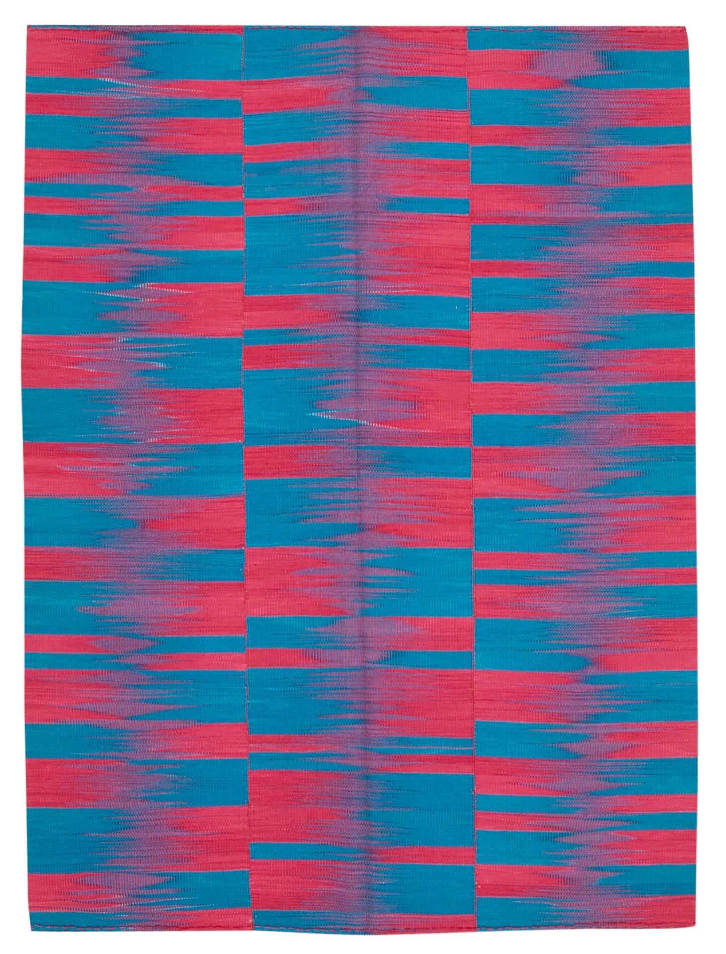7x9 Multicolor Contemporary Kilim Rug - 21951