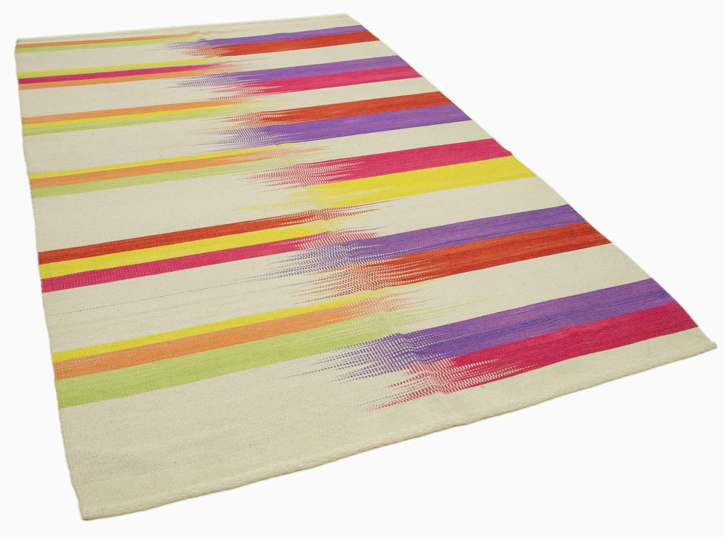 6x9 Multicolor Contemporary Kilim Rug - 21959