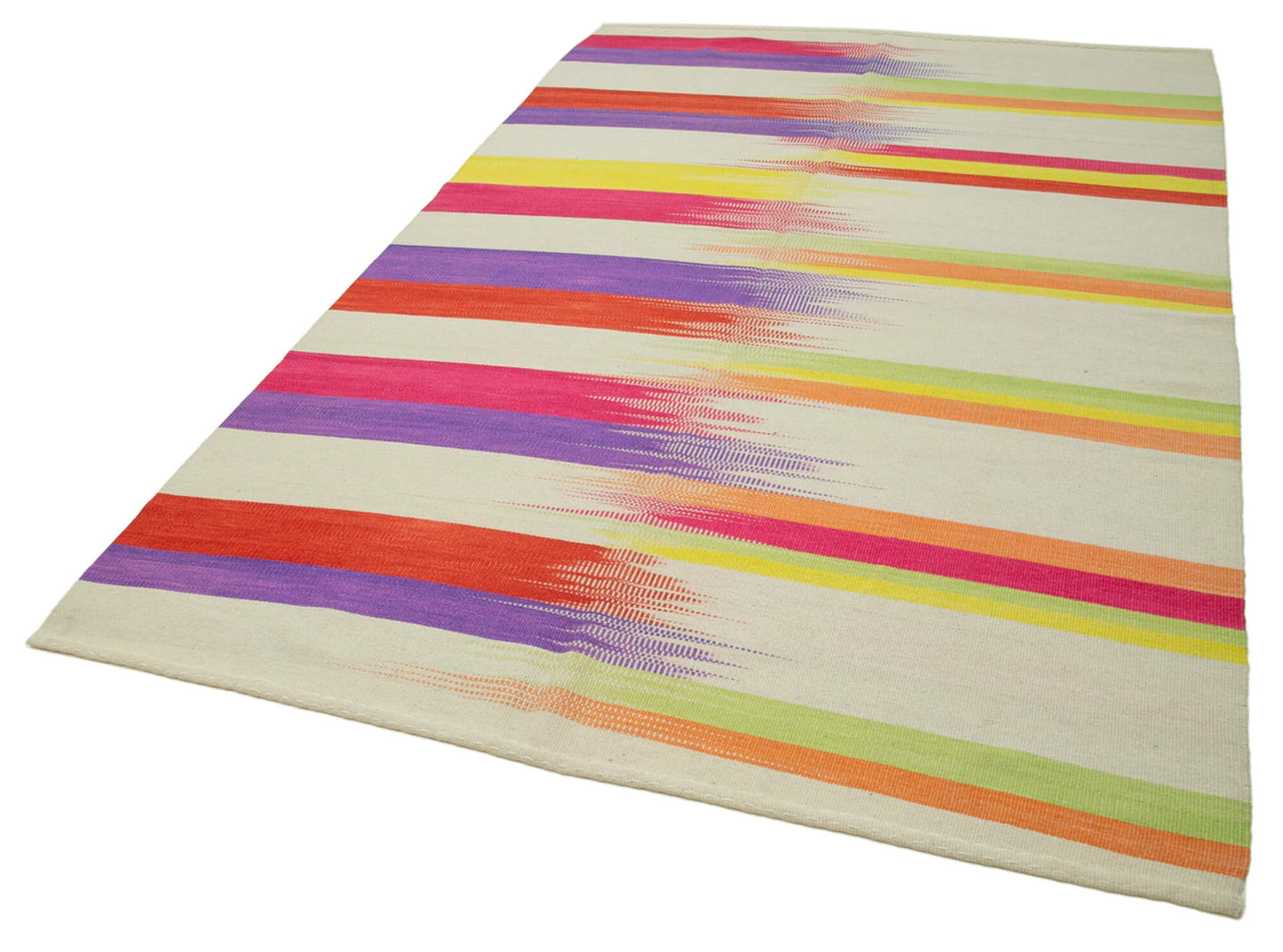 6x9 Multicolor Contemporary Kilim Rug - 21959