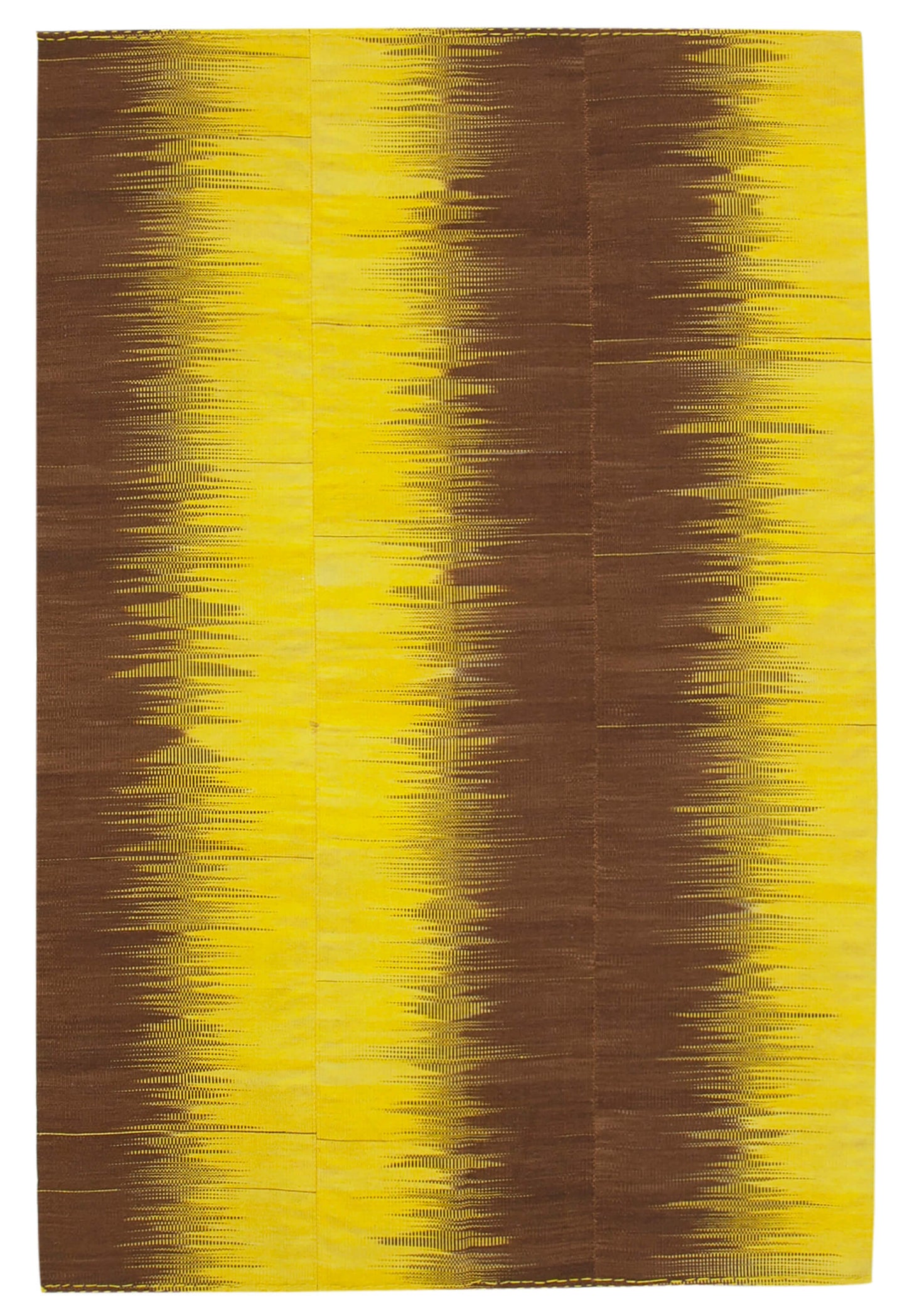 7x10 Yellow Contemporary Kilim Rug - 21968