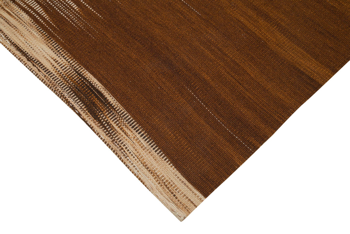6x8 Brown Contemporary Kilim Rug - 21972