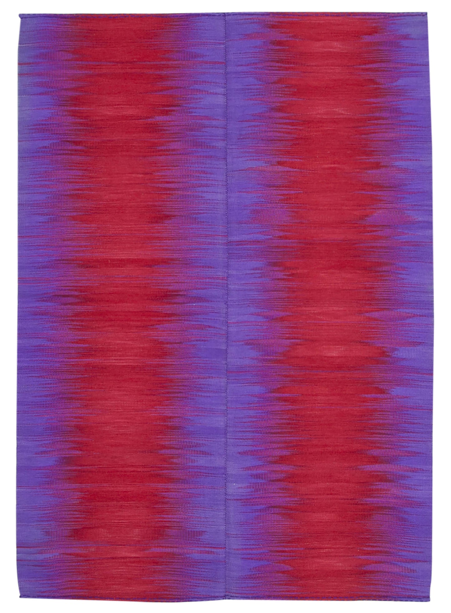 7x9 Purple Contemporary Kilim Rug - 21973