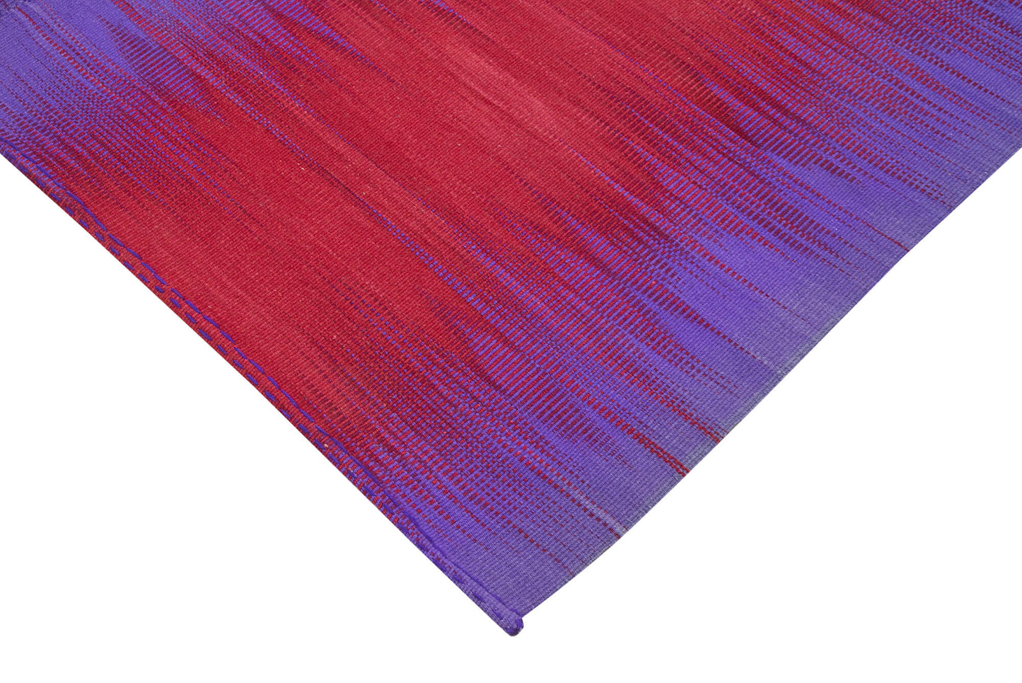 7x9 Purple Contemporary Kilim Rug - 21973