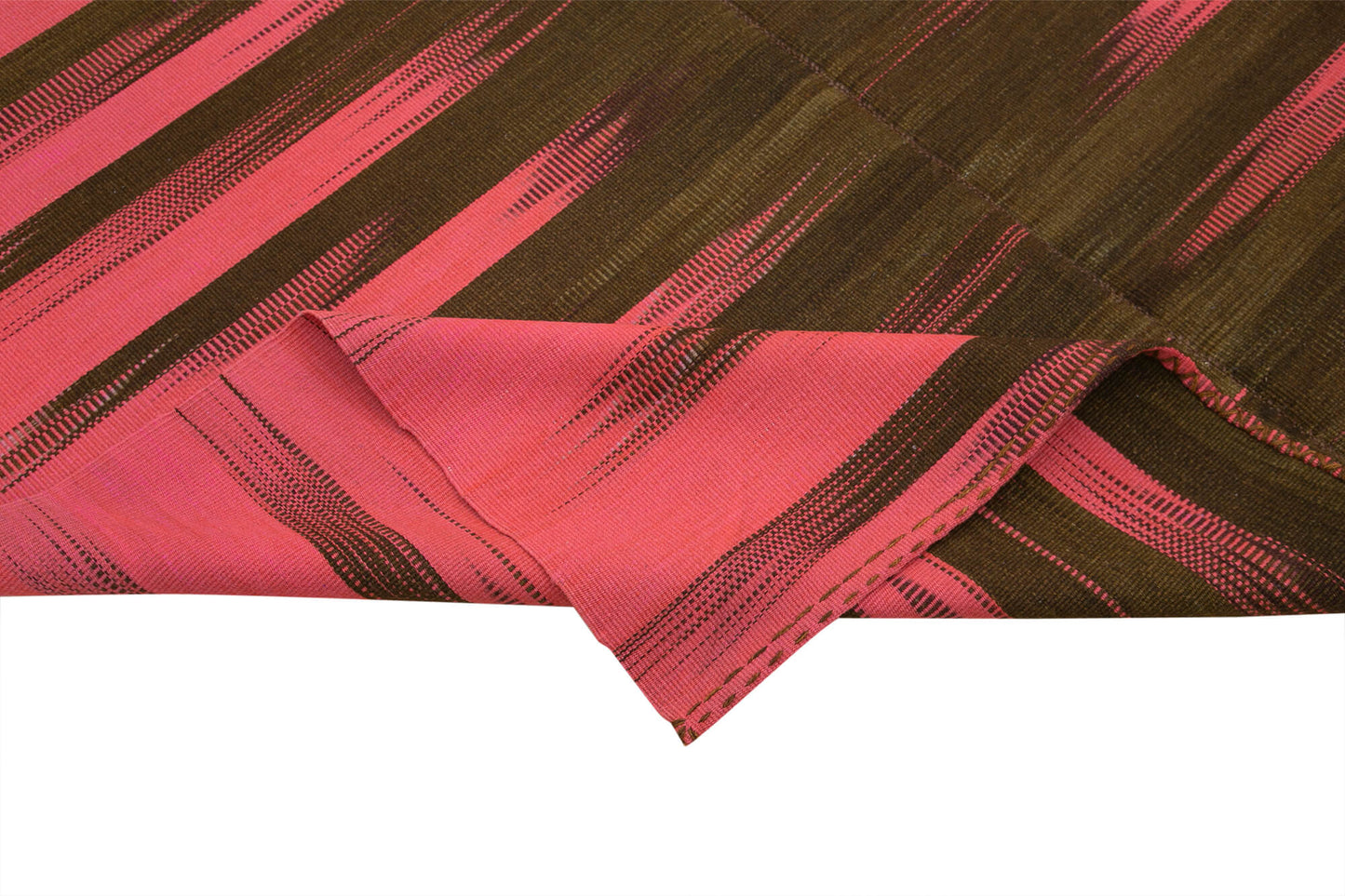 6x9 Pink Contemporary Kilim Rug - 21975