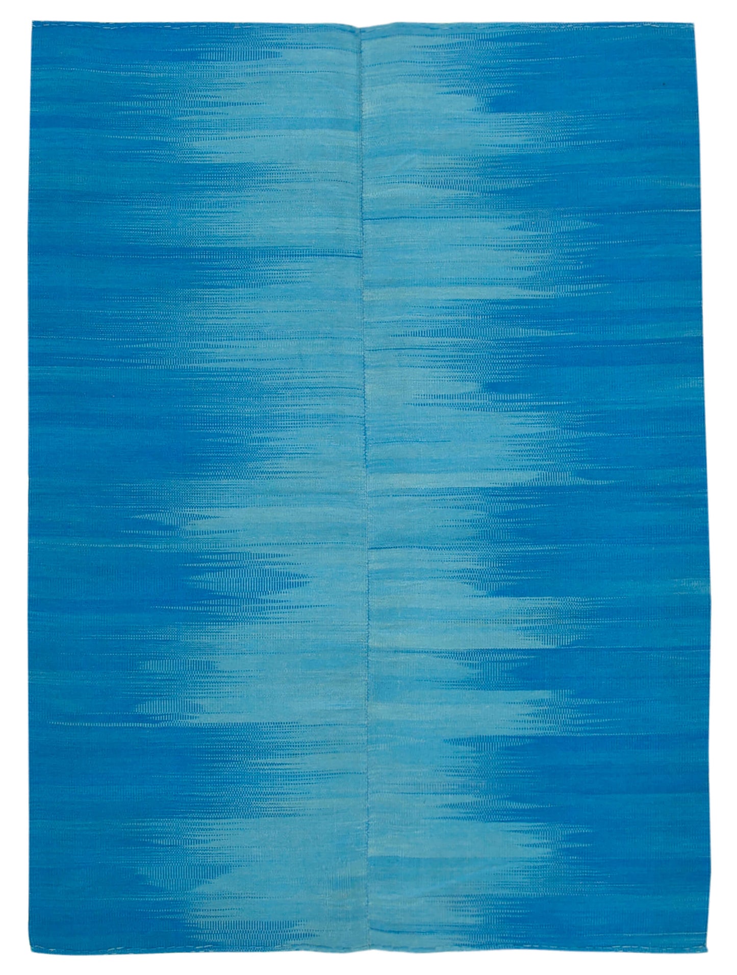 7x9 Blue Contemporary Kilim Rug - 21978