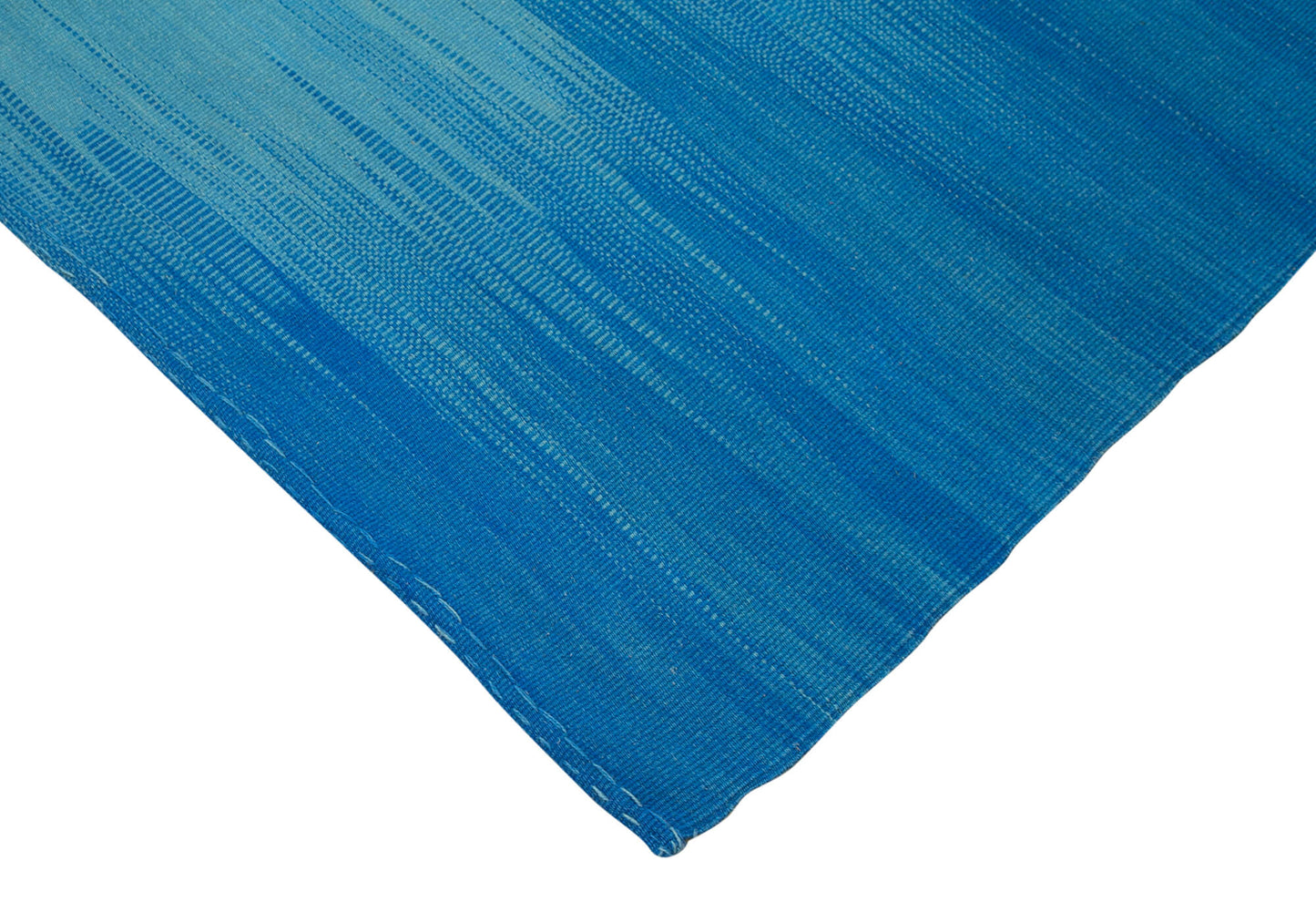 7x9 Blue Contemporary Kilim Rug - 21978