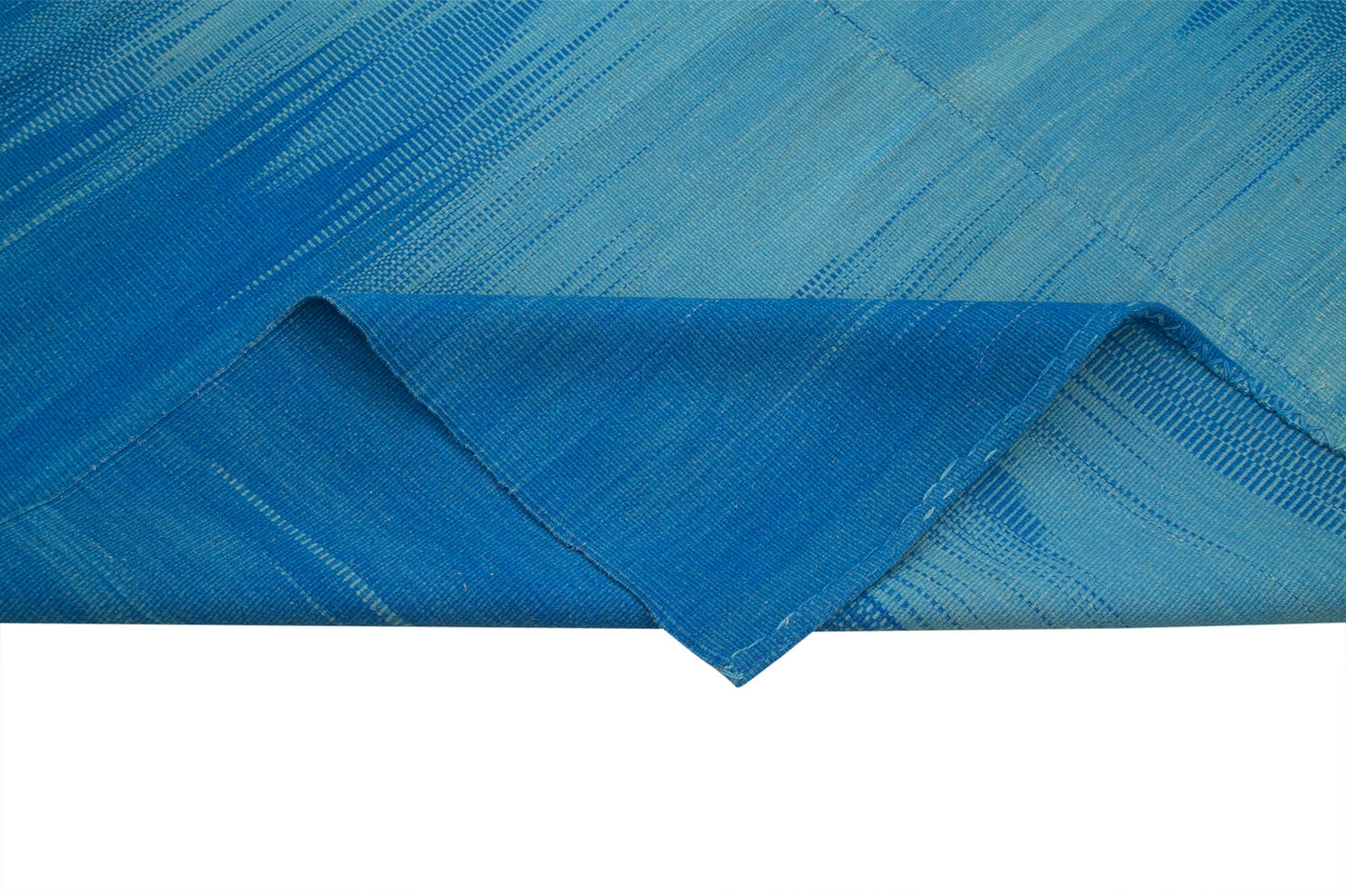 7x9 Blue Contemporary Kilim Rug - 21978