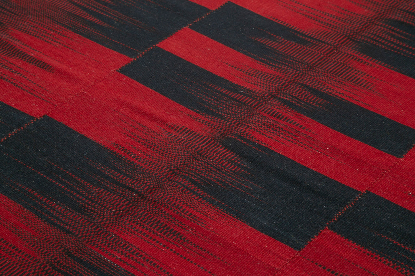 7x9 Red Contemporary Kilim Rug - 21982