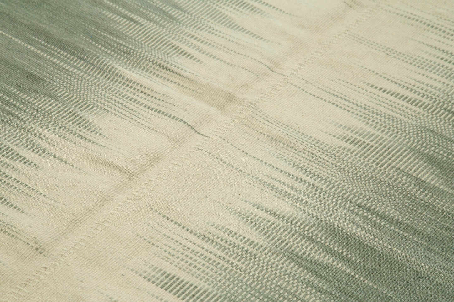 7x9 Green Contemporary Kilim Rug - 21989