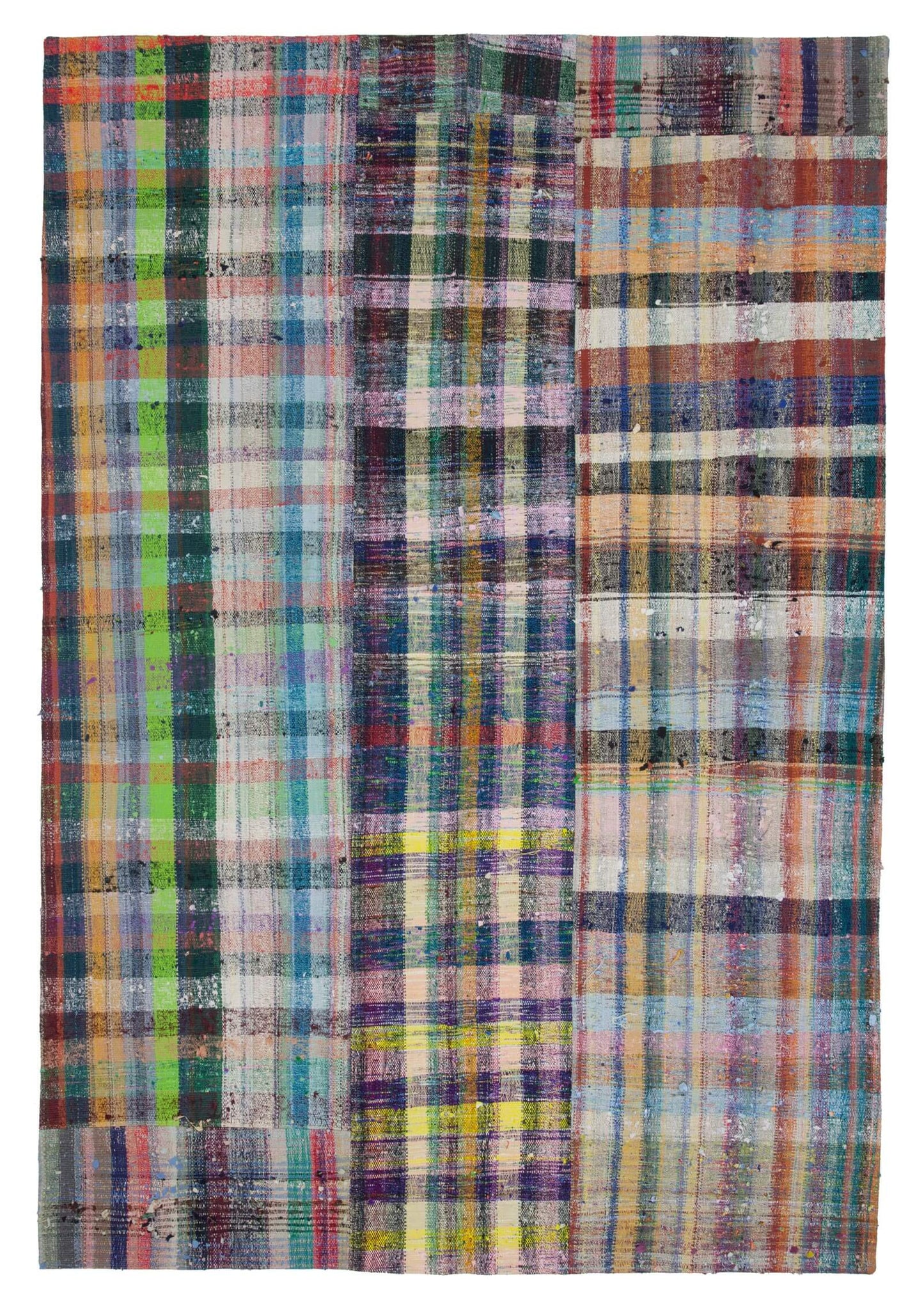 7x10 Multicolor Kilim Patchwork Rug - 22038