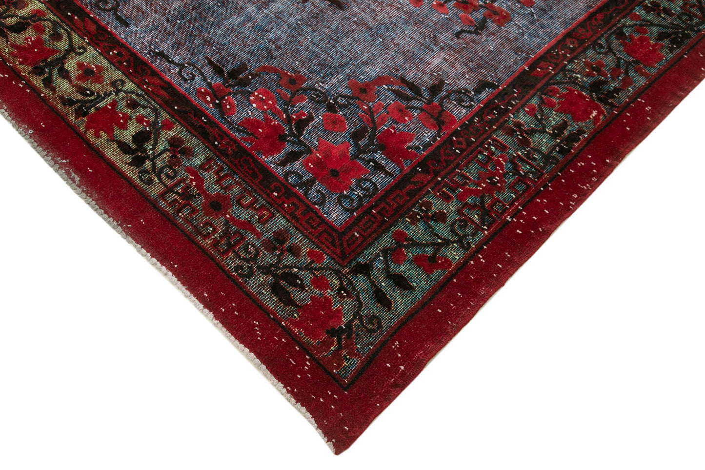 6x10 Red Over Dyed Rug - 22104