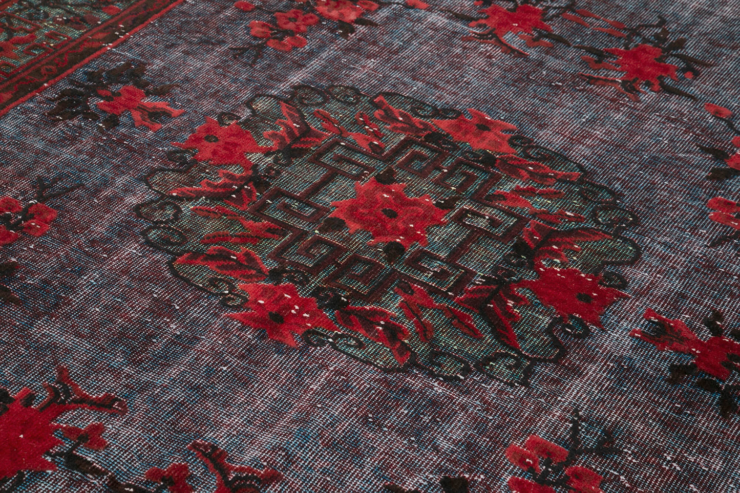 6x10 Red Over Dyed Rug - 22104