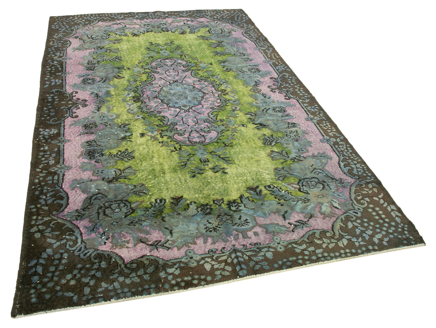 6x9 Brown Over Dyed Rug - 22129