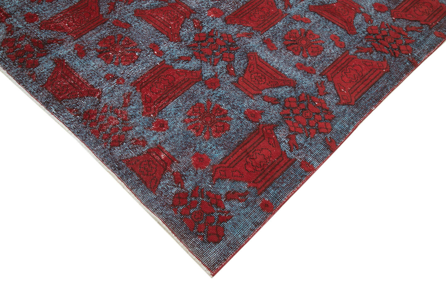 6x10 Red Over Dyed Rug - 22130