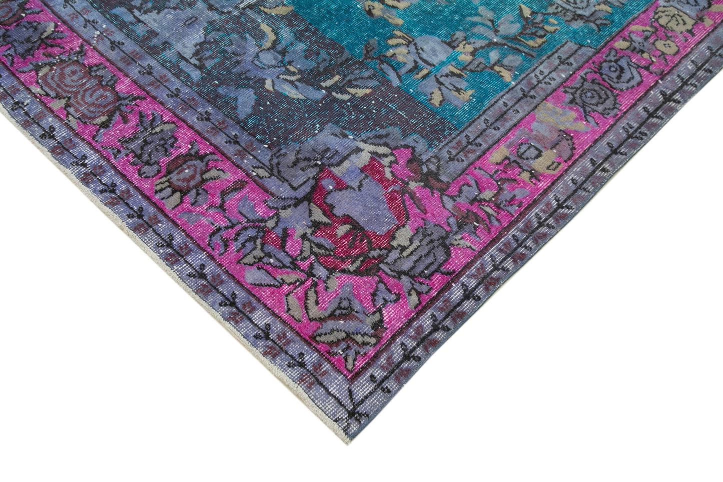 6x10 Multicolor Over Dyed Rug - 22139