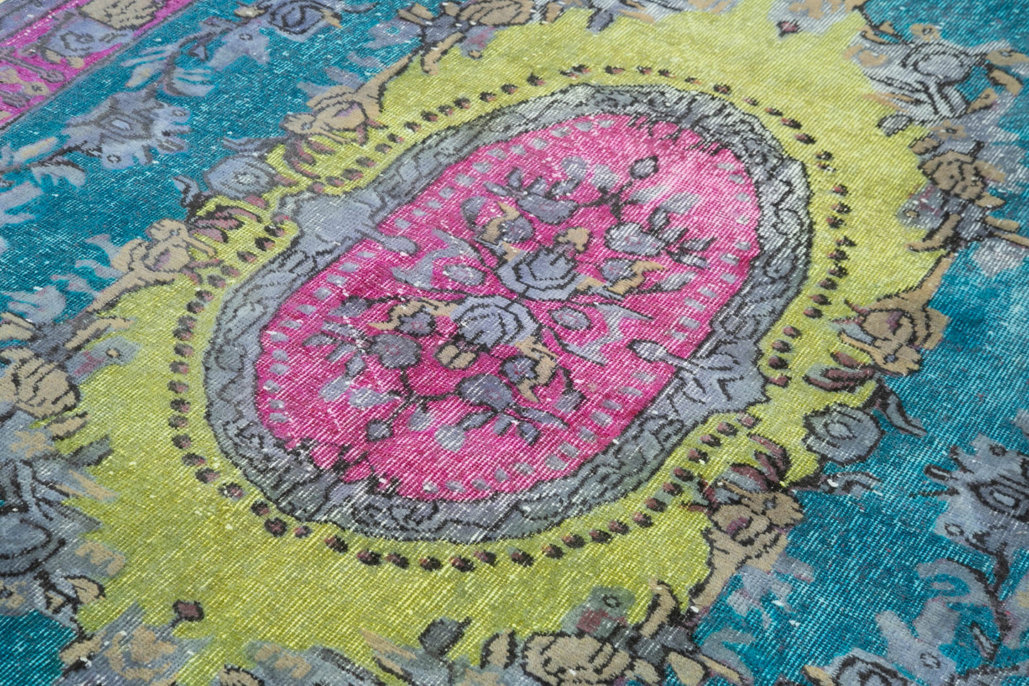 6x10 Multicolor Over Dyed Rug - 22139