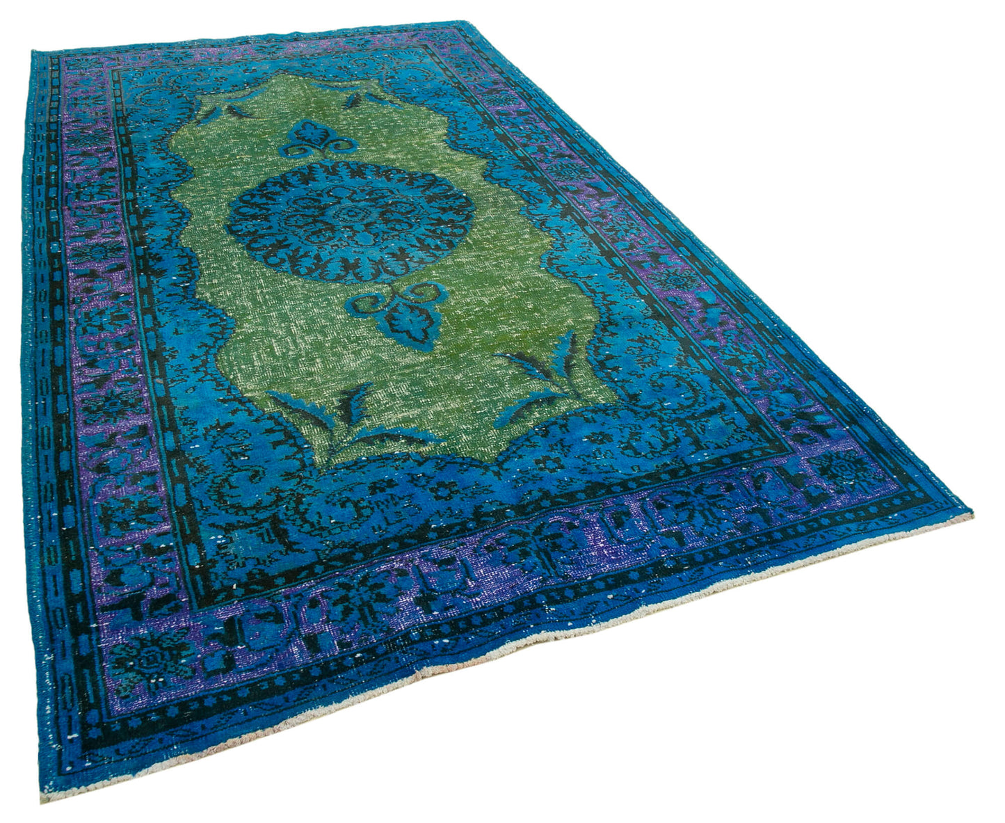6x10 Blue Over Dyed Rug - 22140