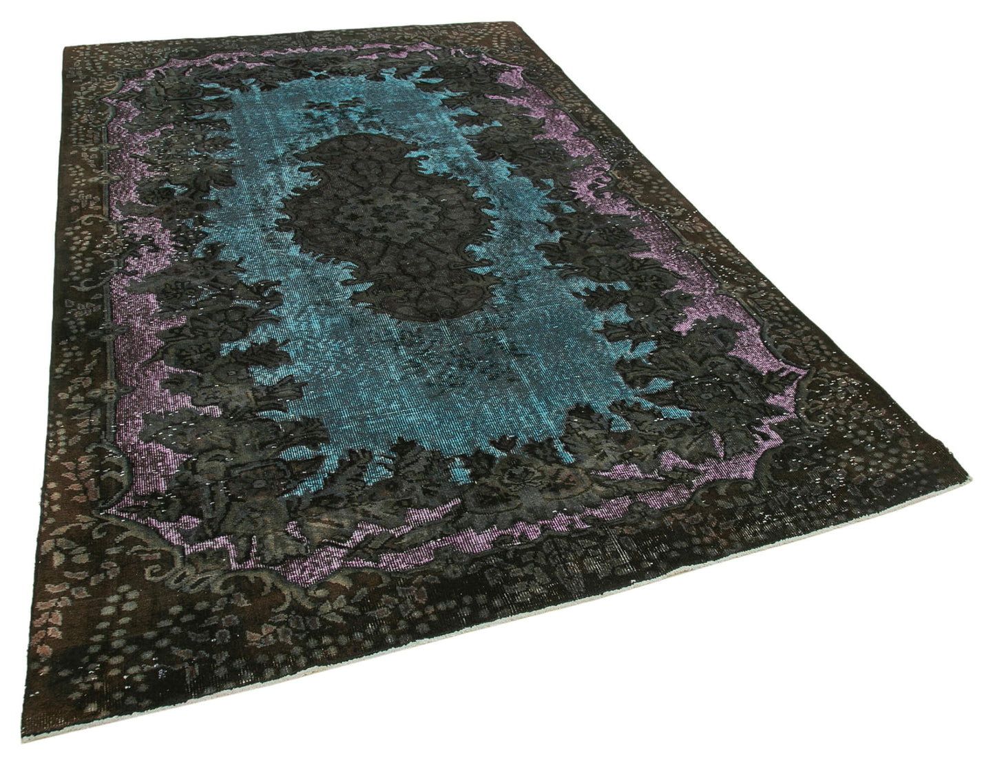 6x9 Brown Over Dyed Rug - 22144