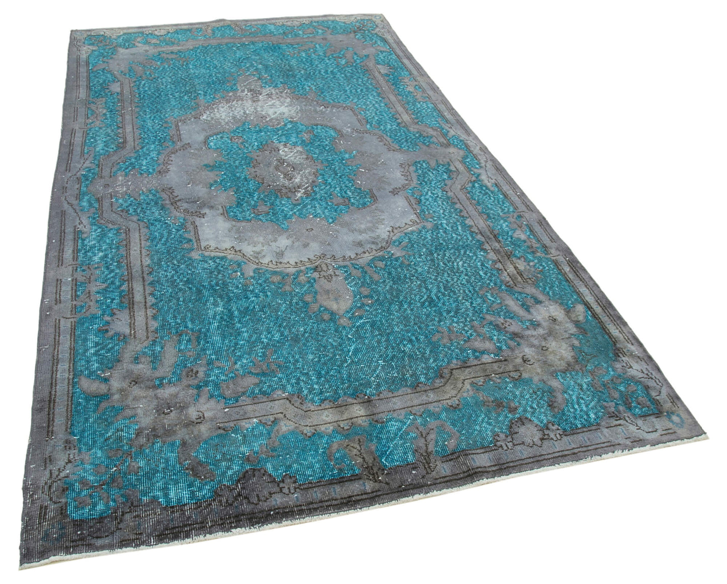 5x9 Grey Over Dyed Rug - 22149