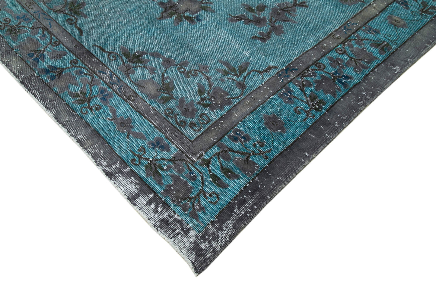 7x10 Blue Over Dyed Rug - 22163
