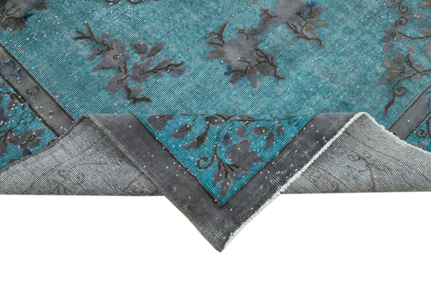 7x10 Blue Over Dyed Rug - 22163