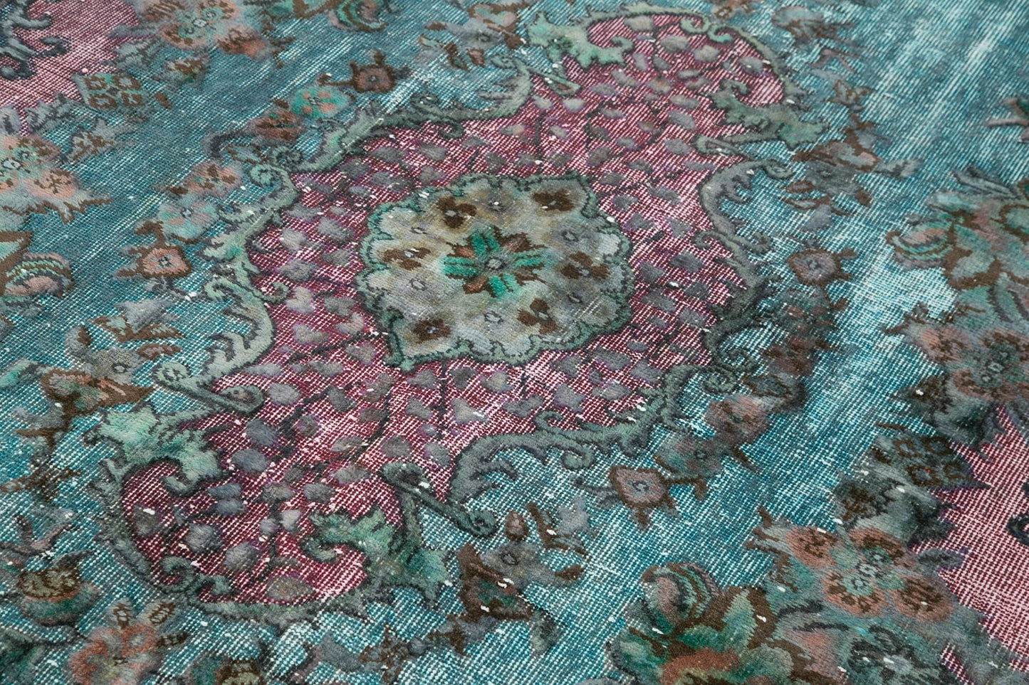 6x9 Blue Over Dyed Rug - 22283