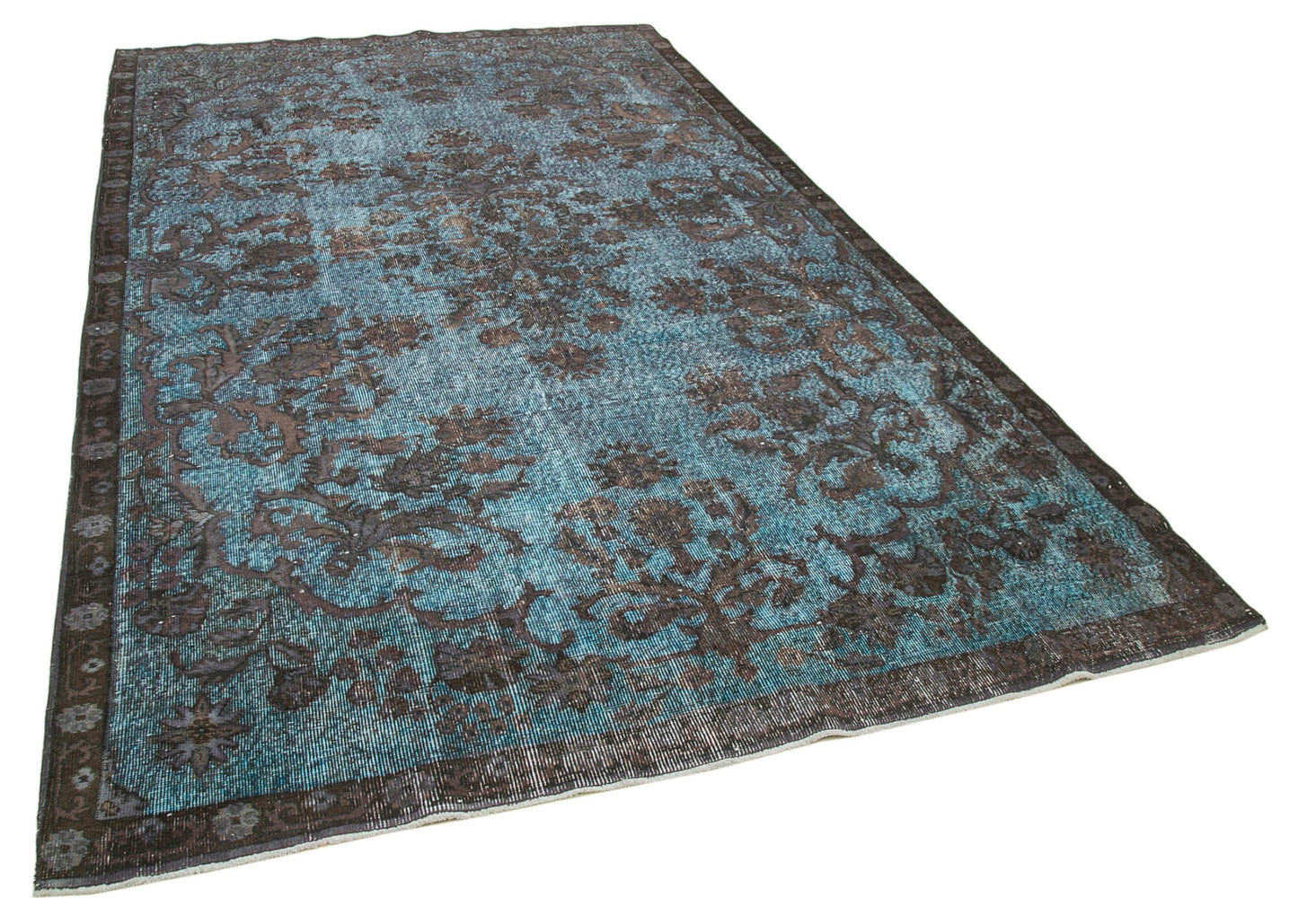 6x11 Blue Over Dyed Rug - 22287
