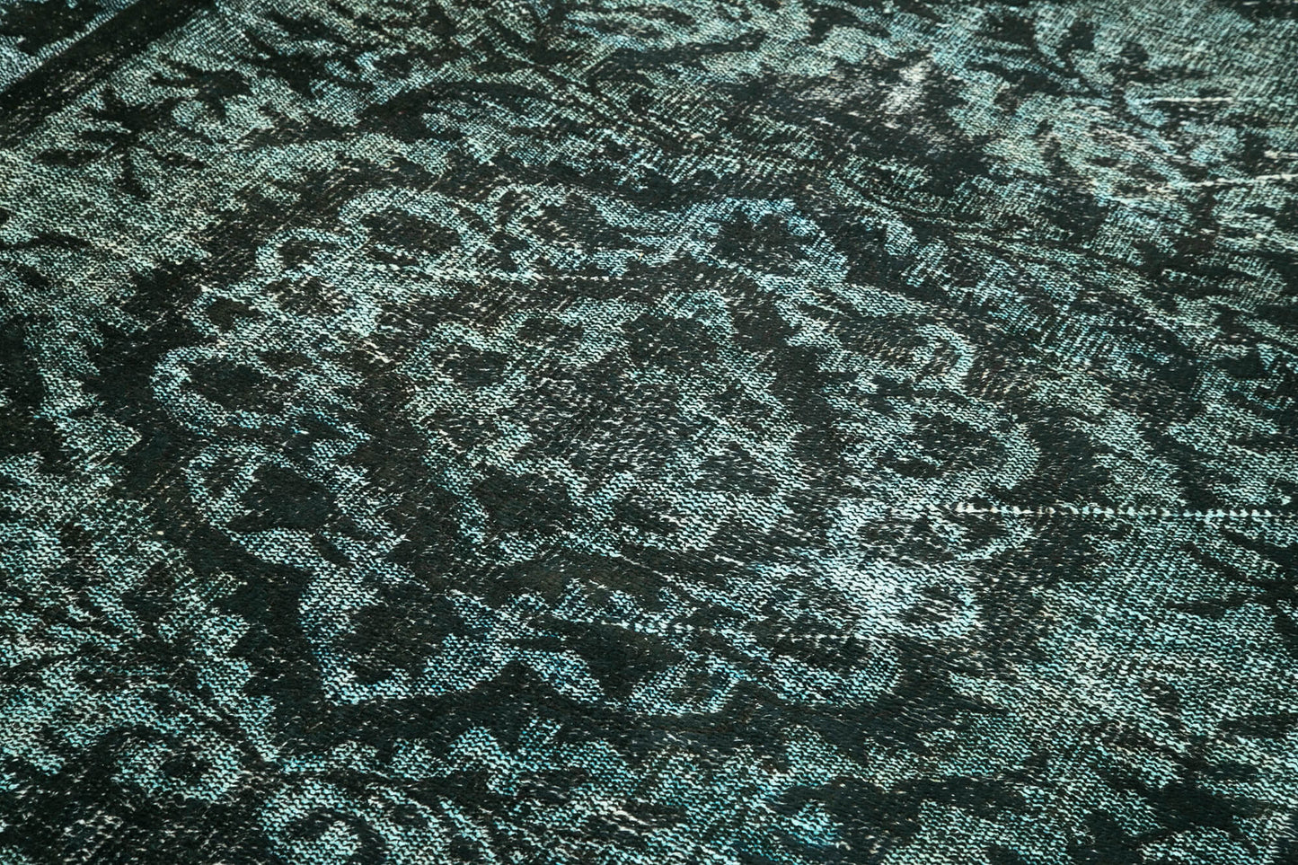 6x9 Black Over Dyed Rug - 22306