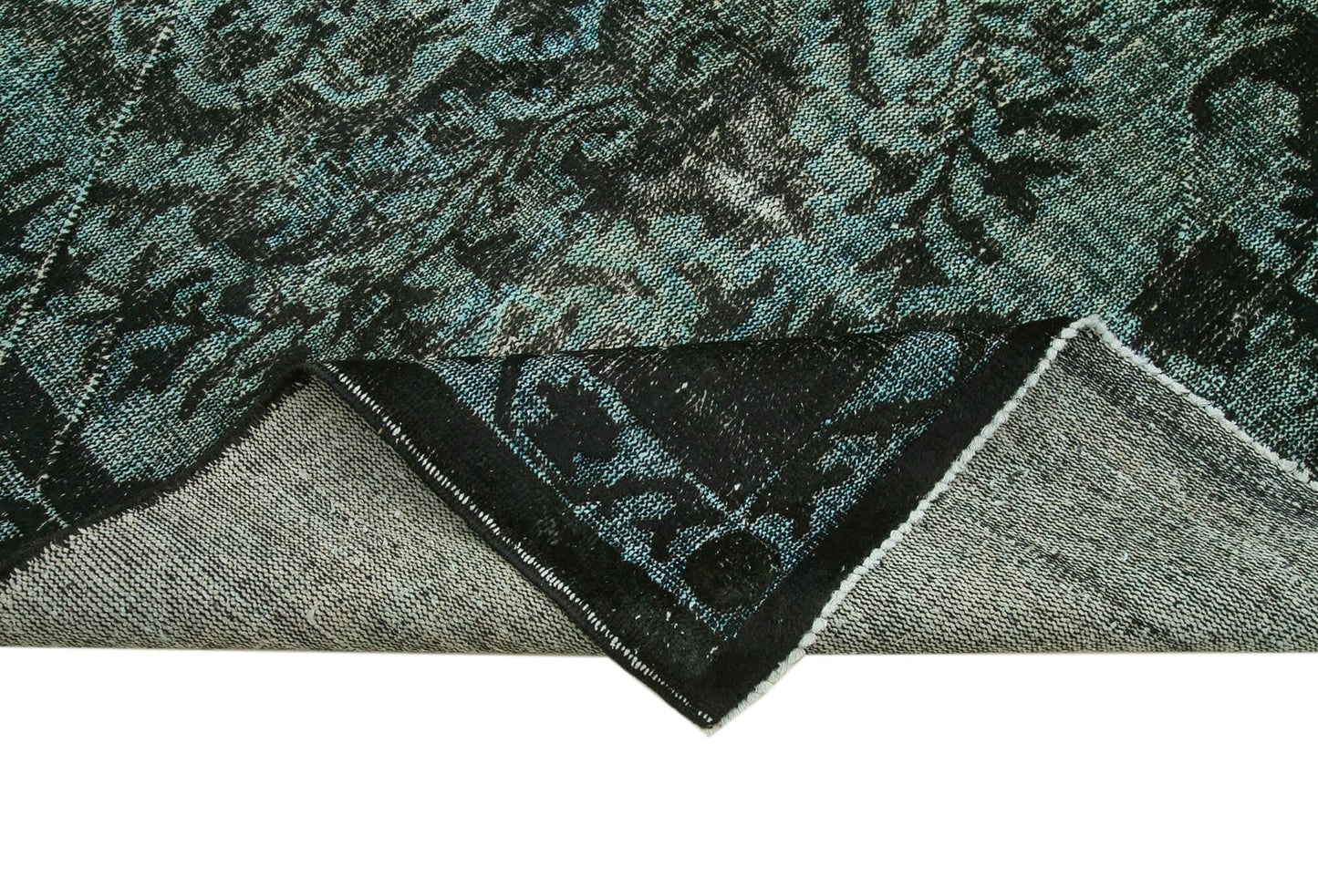 6x9 Black Over Dyed Rug - 22306