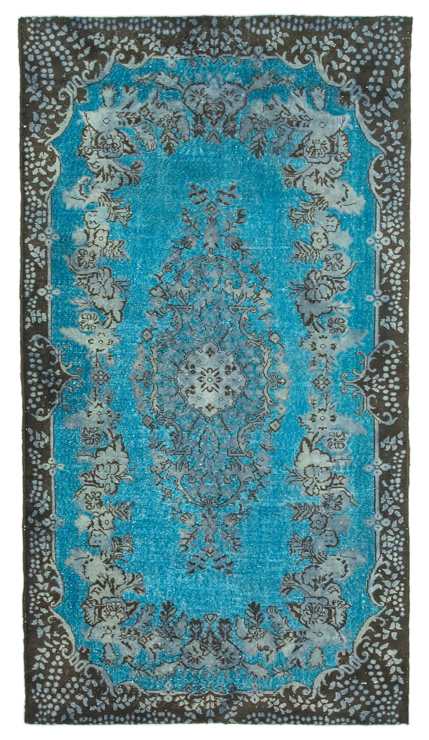 6x10 Blue Over Dyed Rug - 22309