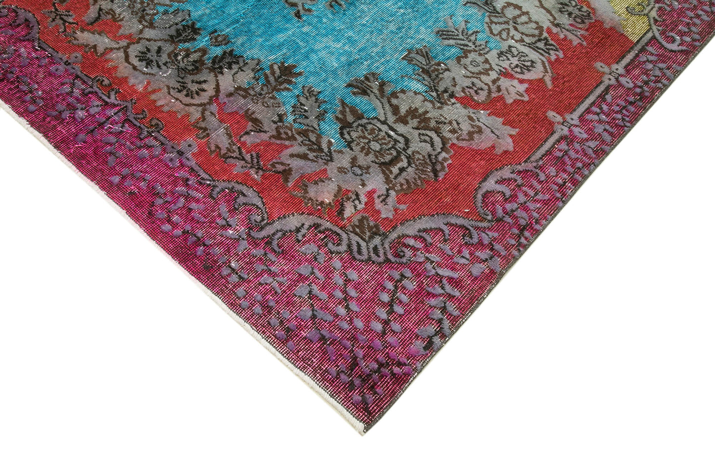6x9 Multicolor Over Dyed Rug - 22316