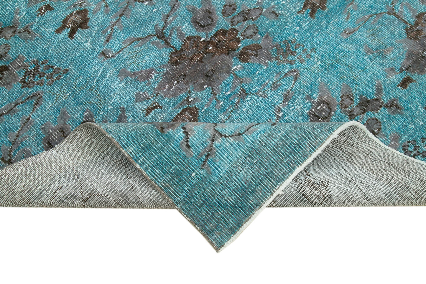 5x9 Turquoise Over Dyed Rug - 22322