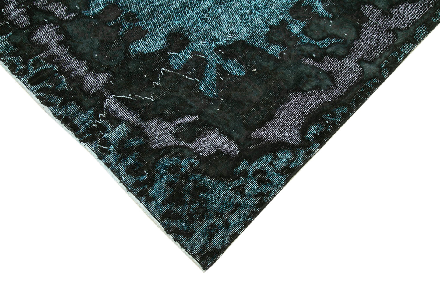 6x10 Black Over Dyed Rug - 22333